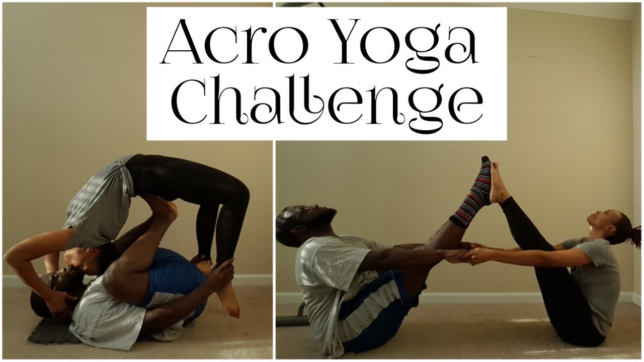 Acro Yoga Challenge w Mr GatHouse | Couple's Yoga Challenge | GatHouse Fitness [85]