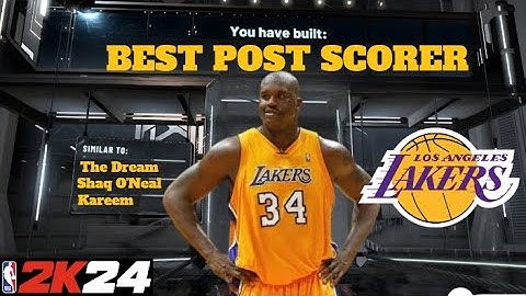 *NEW* MOST OVERPOWERED POST SCORER DEMIGOD BUILD IN NBA 2K24 CURRENT GEN! BEST POST SCORER NBA 2K24!