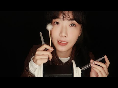 조용하게 딱딱한 귀지청소 asmr / ear cleanig