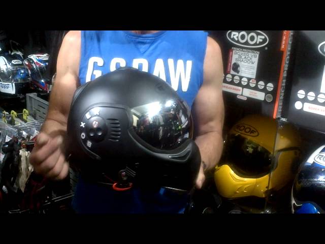 Test du casque CASQUE ROOF BOXER V8 - NOIR MAT + ECRAN DARK SMOKE par Marc,  Client Motoblouz 