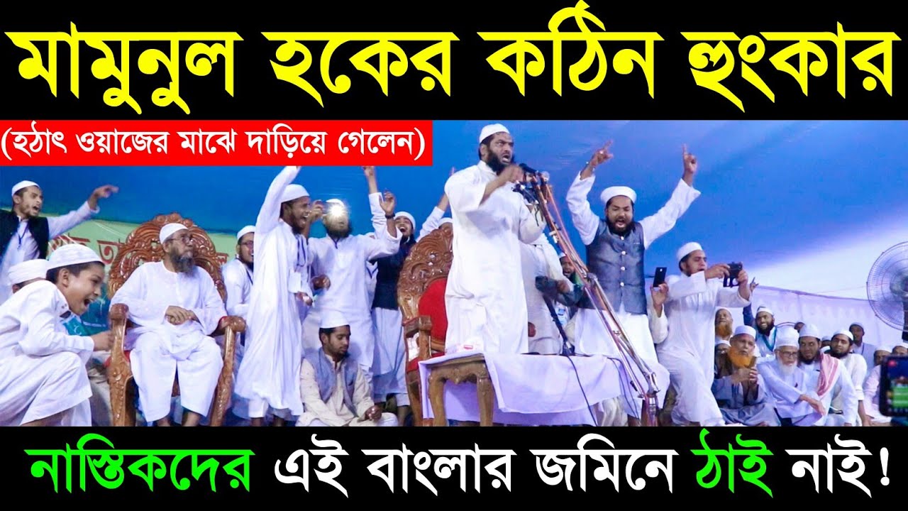 আল্লামা মামুনুল হক সাহেবের কঠিন হুংকার | Bangla Waz 2019 | Jadid Media