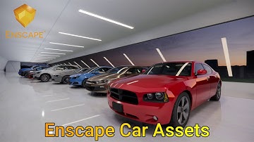 ENSCAPE MODELS ASSET - CARS  - Animation Part 1