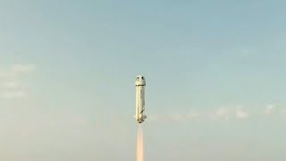 Watch the moment Jeff Bezos launches into space