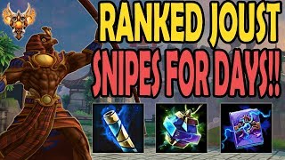 RA RANKED MEANS SO MANY SNIPES!!! Ranked Joust- Smite
