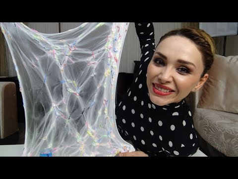 LASTİK SLİME | Lina'dan Gizli Lina'nın Tokaları İle Lastik Slime Yaptım | Prenses Lina