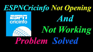How to Fix ESPNCricinfo App  Not Opening  / Loading / Not Working Problem in Android Phone
