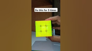 Do this for solving your Rubik