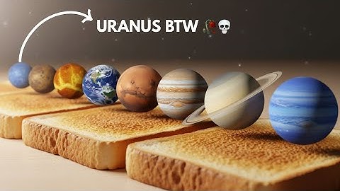 spreading solar system planets on bread 🥀😋 (sun included btw) 