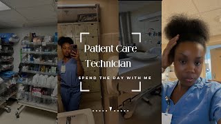 DAY IN THE LIFE OF A PATIENT CARE TECH/ASSISTANT | 12 HOUR SHIFT!!!!!
