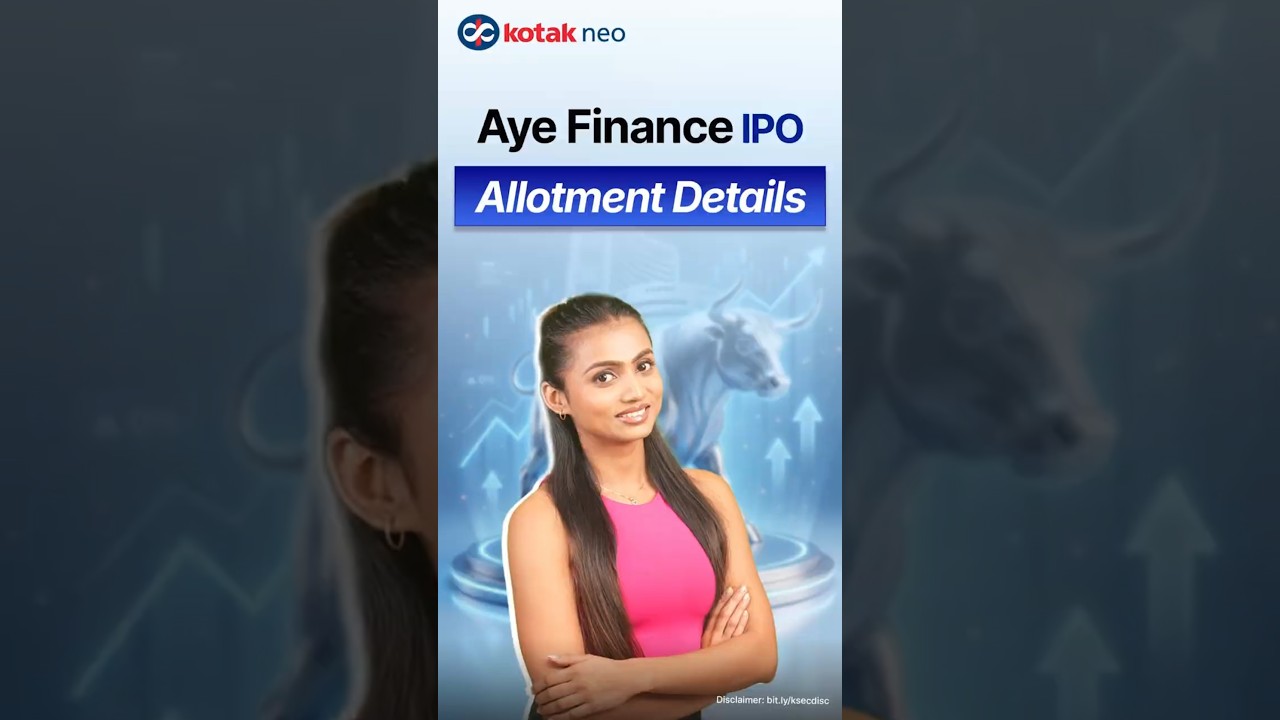 Aye Finance IPO Allotment Status Chances | IPO Subscribed by 0.97x Times