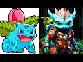 POKEMON CHARACTERS AS CYBORG VERSIONS