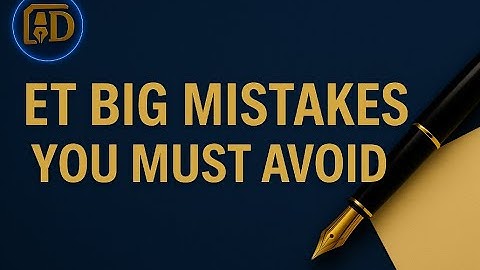“ET Big Mistakes You Must Avoid — 7 Red Flags Judges Notice Instantly”