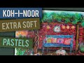 Koh-I-Noor Toison D'or  Extra Soft Pastels with Prismacolor Premier Colored Pencils - REVIEW & DEMO