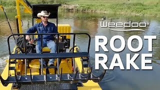 Weedoo Root Rake - Best Aquatic Weed Harvester and Work Boats