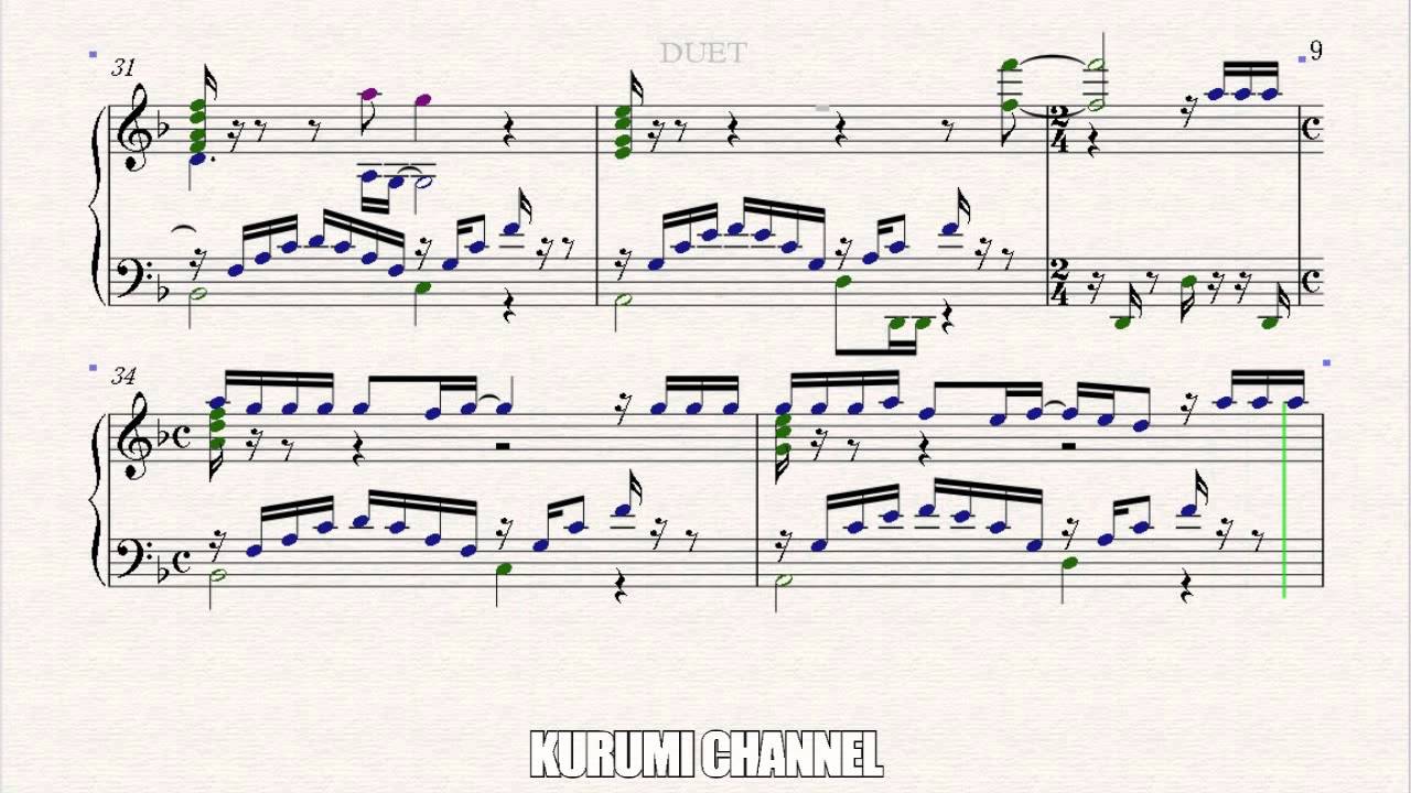 Duet 1 Piano Sheet Tvxq Dbsk 東方神起 Youtube Duet 1 Piano Sheet Tvxq Dbsk 東方神起 Youtube