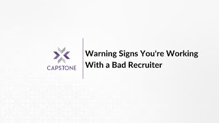 Details Warning Signs You're Working With a Bad Recruiter News