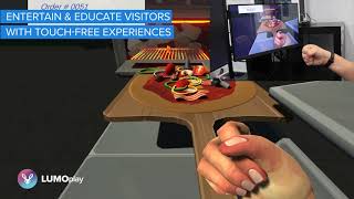Papa Dot's Pizza | interactive hand tracking experience from LUMOplay