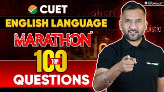 CUET 2024 English Language | Top 100 Questions of English | CUET English Preparation