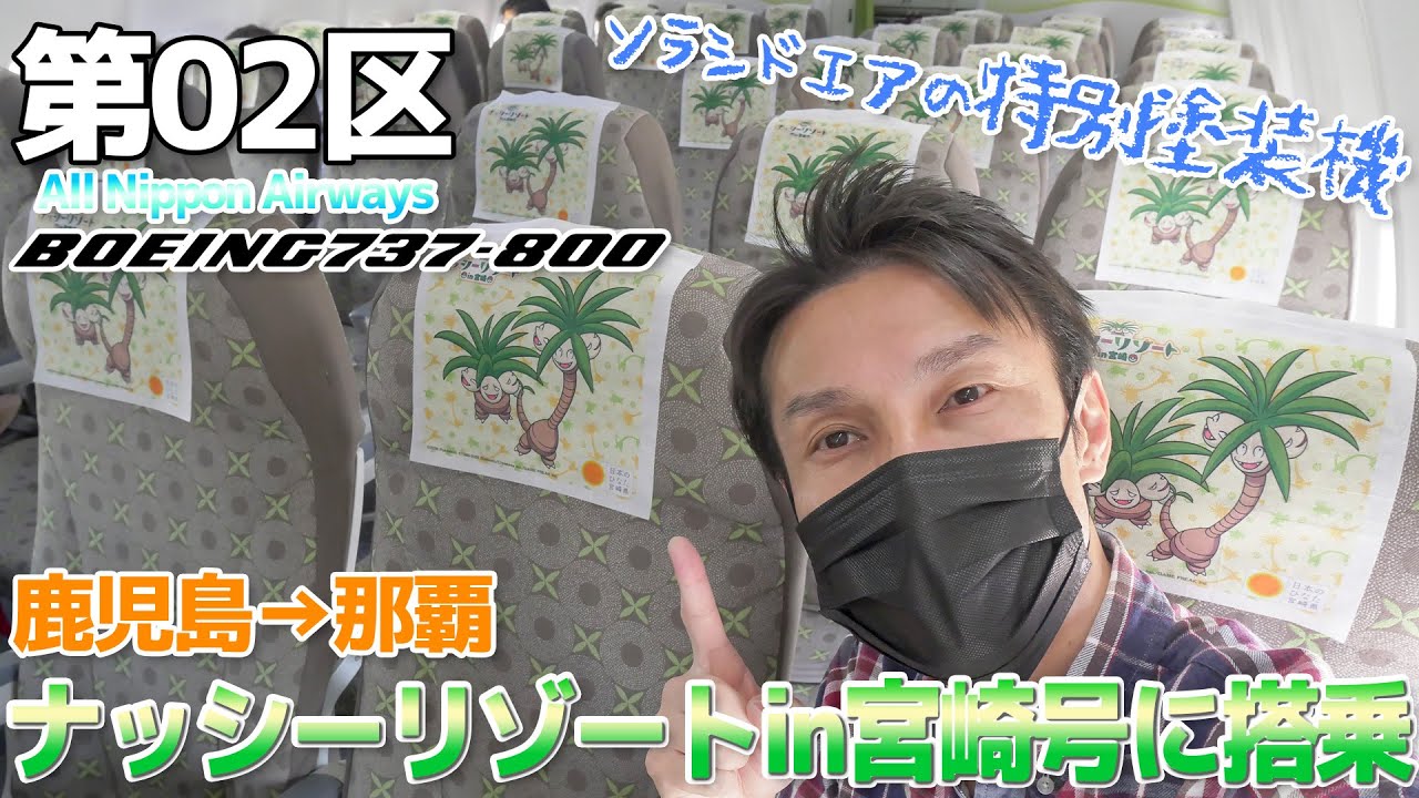 DIA確定 2-5】ソラシドエア特別機 ナッシーリゾート in宮崎号に搭乗