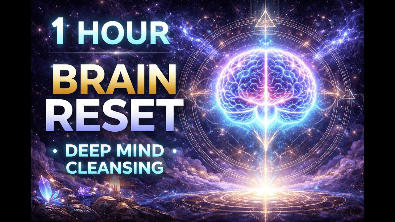 1 Hour Brain Reset 🧠 Deep Mind Cleansing Frequency | Instantly Relax & Recharge