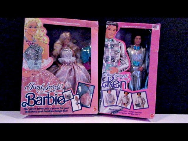 BARBIE THROWBACK! - BARBIE AND KEN JEWEL SECRETS DOLLS - DOLL