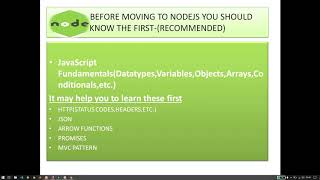 Prerequirements to learn node js [Part-6]