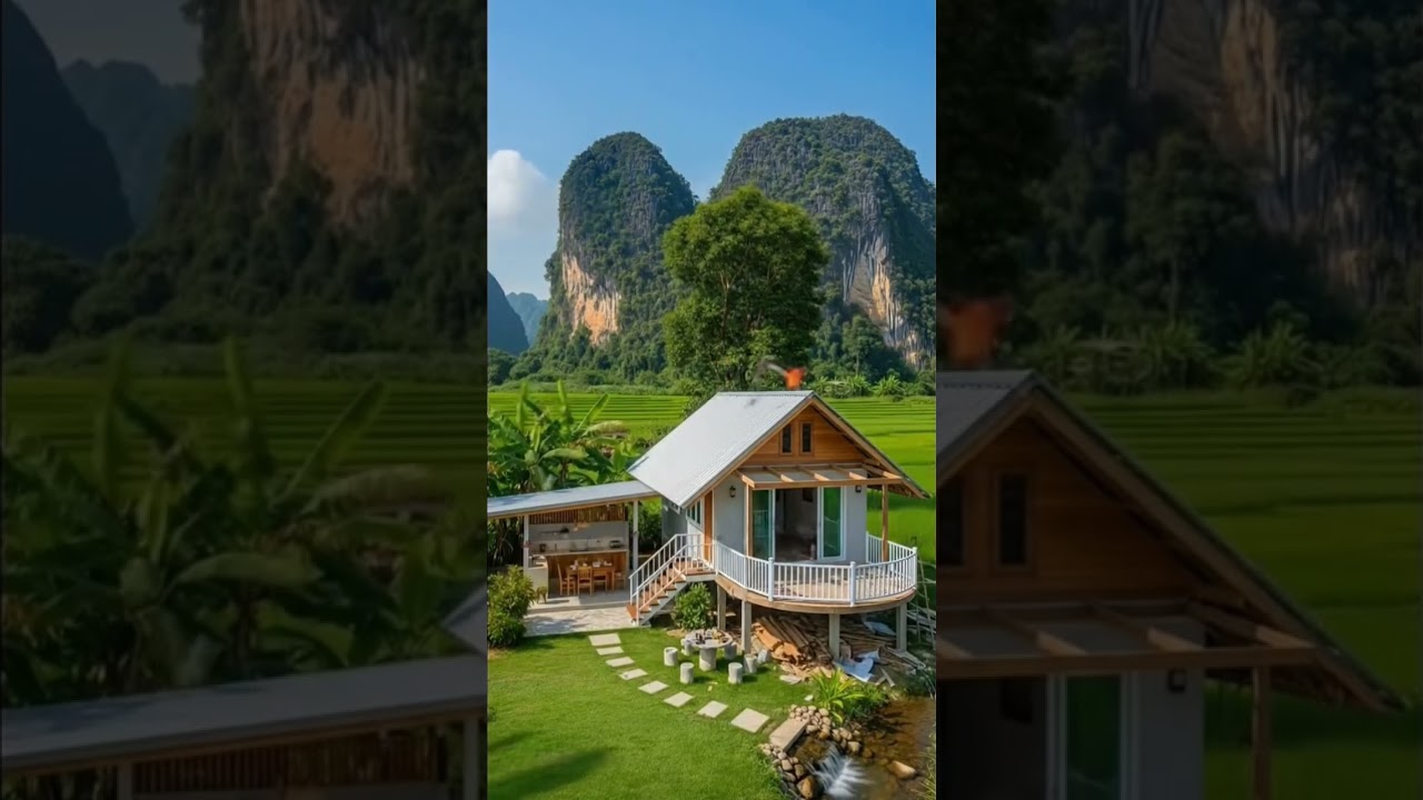 AI House Construction Process | From Empty Land to Modern Home