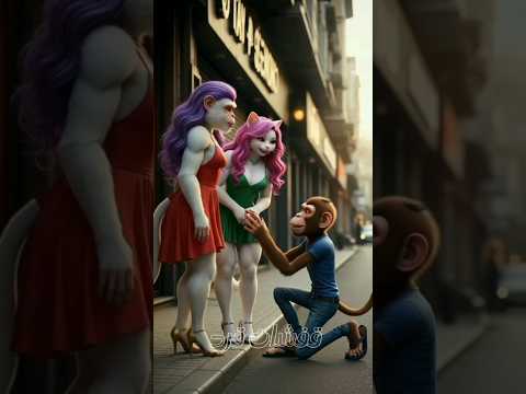 They Bullied The Good Monkey Because Of His Body And The Tiger Broke A Bone Shorts Cat Ai
