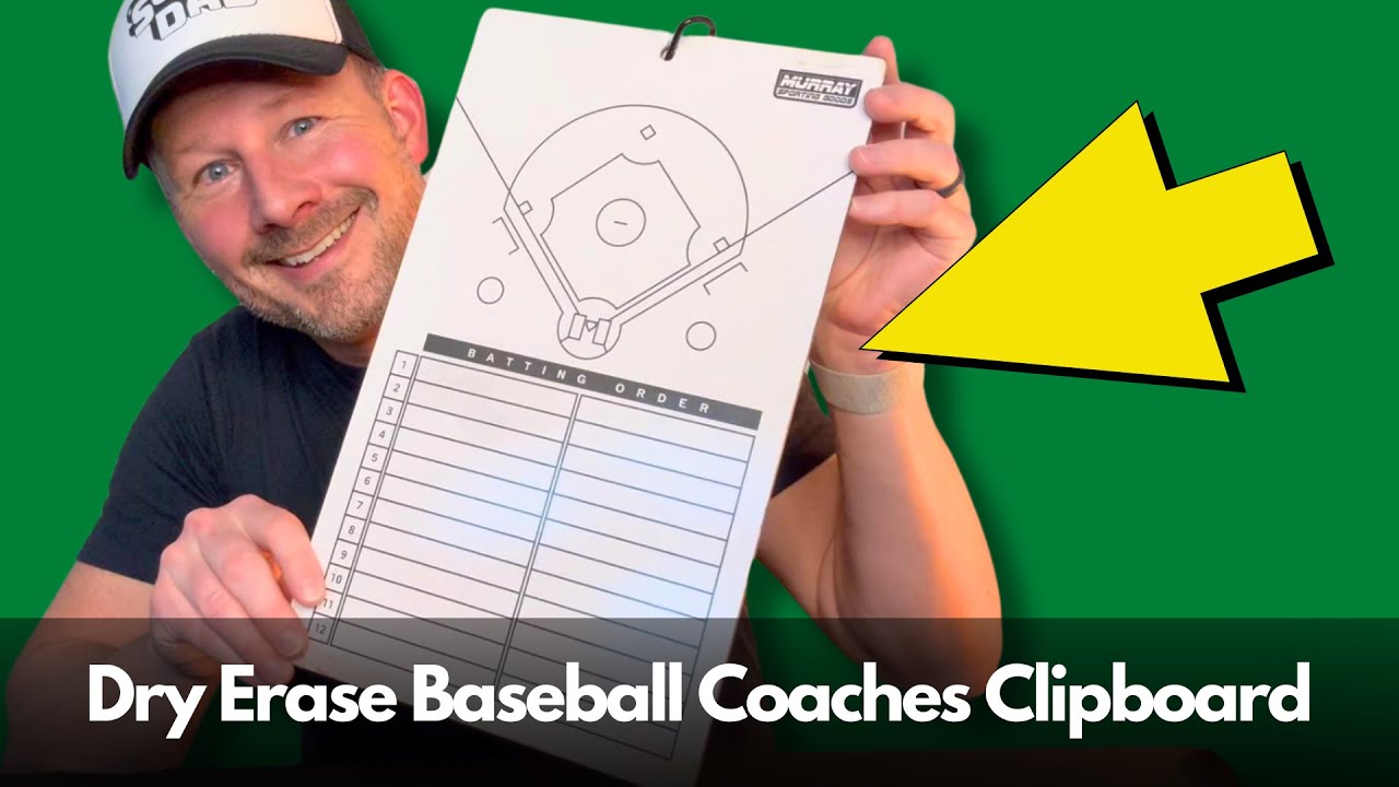 Murray Baseball Dry Erase Coaches Clipboard review