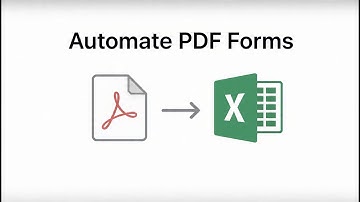 How to Auto-Fill PDF Forms Using Excel and VBA – Step-by-Step Integration Guide