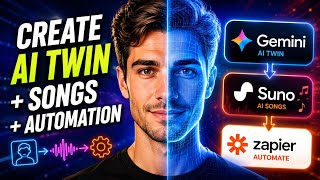 Creating Music with Suno AI Workflow automation with Zapier and AI Twin Avatar for faceless Youtube