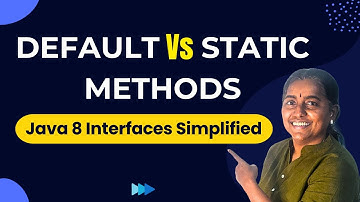 Java Default vs Static Methods Explained with Examples