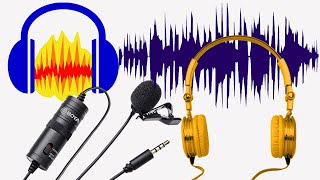 أفضل إعدادات تسجيل الصوت على برنامج أوداسيتي record audio on audacity