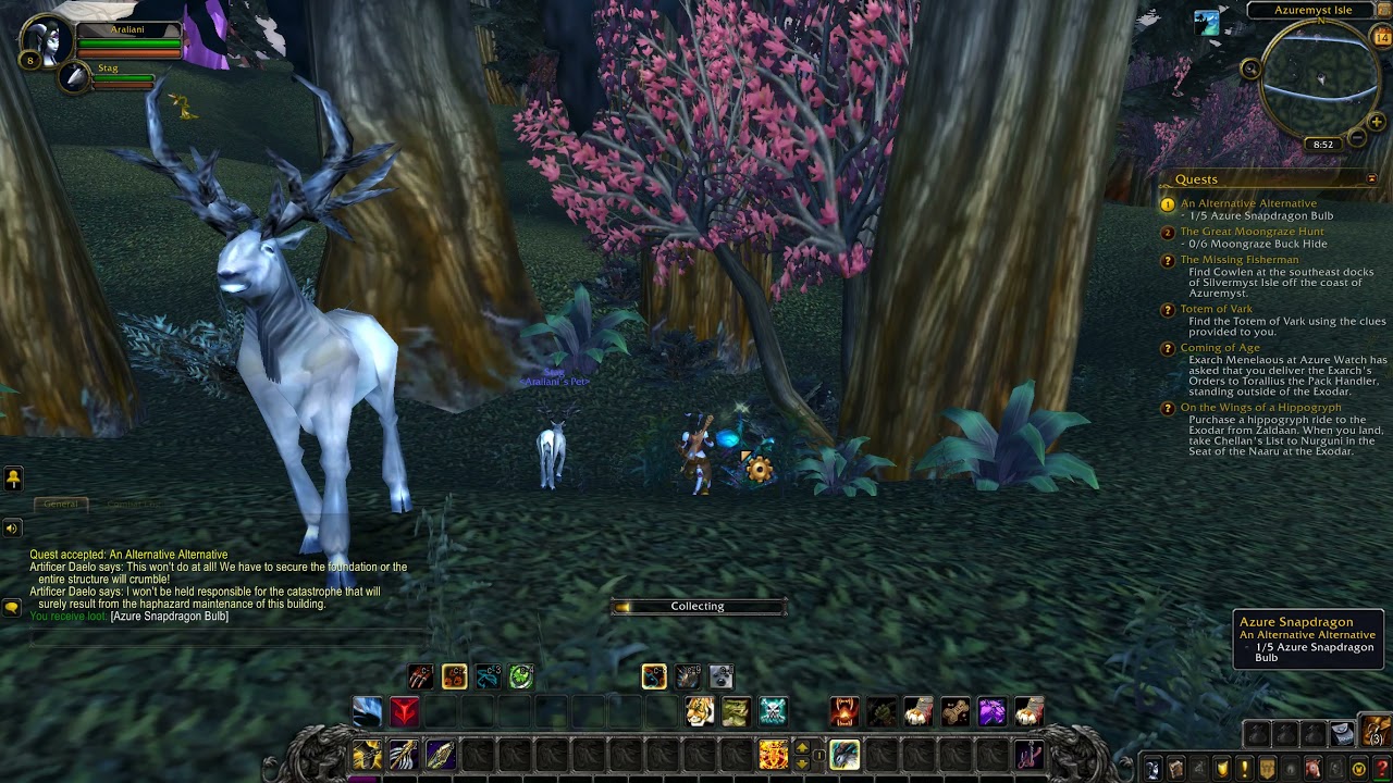 An Alternative Alternative Quest - World of Warcraft - Draenei Quest Line - Azure Watch