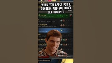 applying for a dungeon and you don