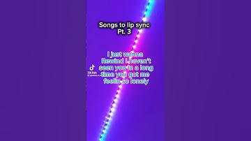 Songs to lip sync pt. 3 #lipsync #tiktok #song