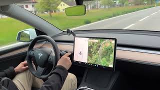 Tesla Otopilot Sürüş Testi