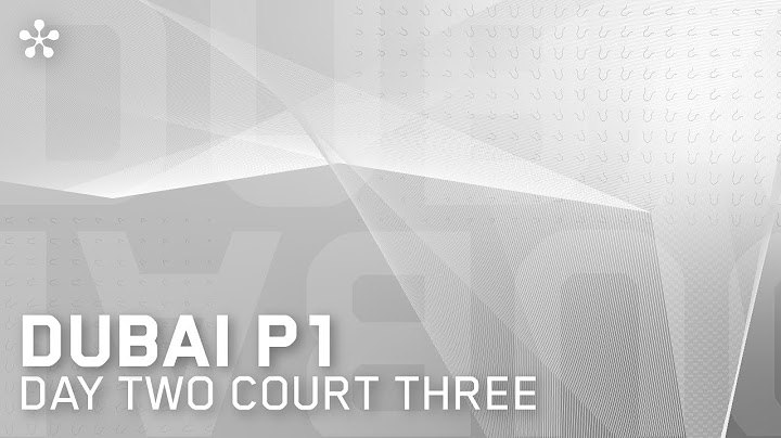 (Replay) Dubai Premier Padel P1: Court 3 (November 6th)