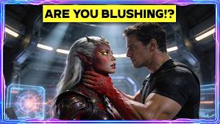Alien Warlord Grabbed His Throat, He Grabbed Hers Harder and She Blushed