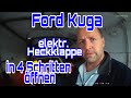 Ford Kuga 2017:  die 4 Arten die elektr  Heckklappe zu öffnen
