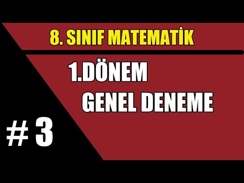 LGS | 1. Dönem Genel DENEME #3