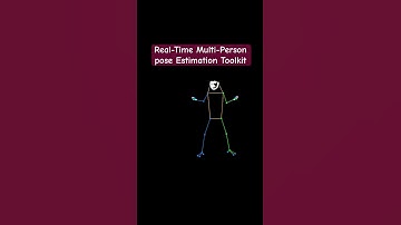 Real-Time Multi-Person Pose Estimation toolkit #artificialintelligence #robotics #automation #future