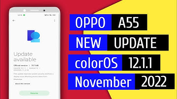 Oppo A55 New Update😃  [Android 12]ColorOs 12.1.1  Official Version