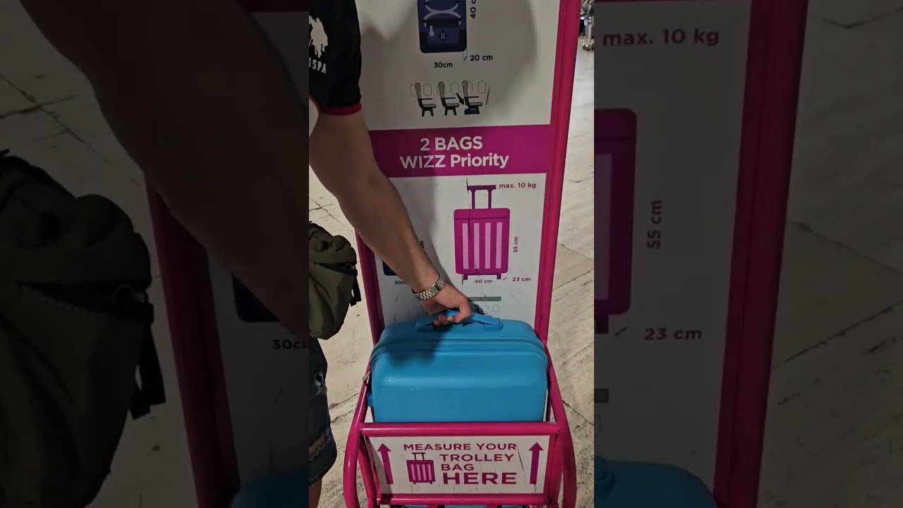 Wizzair cabin baggage check size 2025 🧳✈️ 