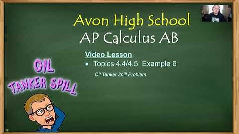 Avon High School - AP Calculus AB - Topics 4.4 & 4.5 - Example 6