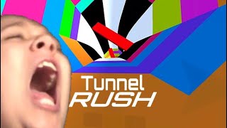 Playing Tunnel Rush Till I Rage Quit