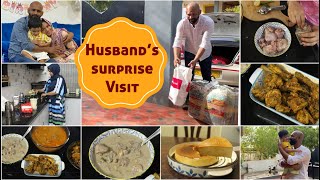 Husband surprised us by coming to India / Mutton Salna / Chicken White Kurma / Chicken sukka /Zulfia