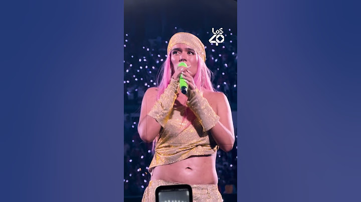KAROL G llora al terminar su primer concierto del 'Mañana Será Bonito Tour' en Madrid | LOS40