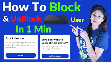 Jio Fiber Unknown Device/User Block & Unblock || How To Block User Easily On Jio Fiber Wifi