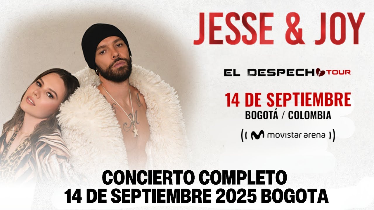 🎤 Jesse & Joy en Bogotá – Concierto Completo Movistar Arena | 14 de septiembre 2025 ✨